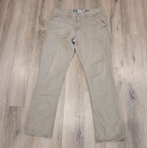 BKE Jake Straight Leg Chino Pants Mens 36R 36x31 Khaki Beige Stretch Casual